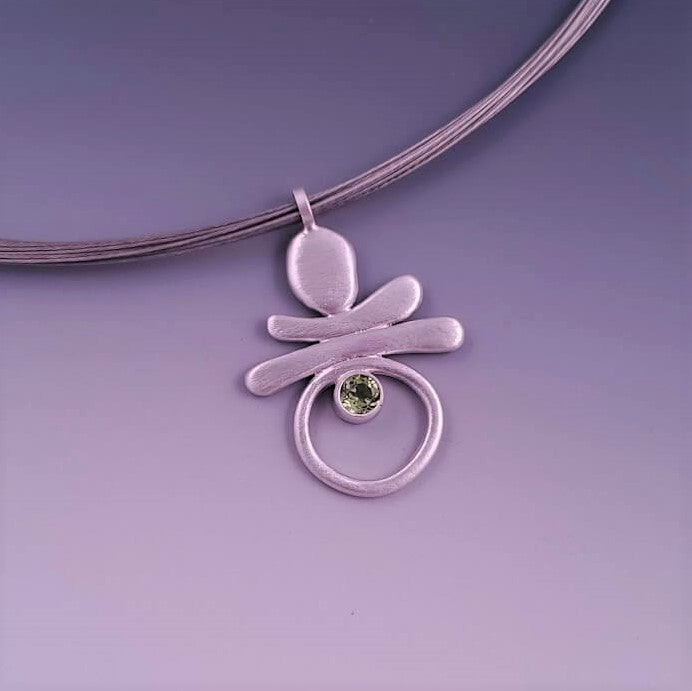 Pohaku Pendants by Jayson Brown made of sterling and unique gemstones